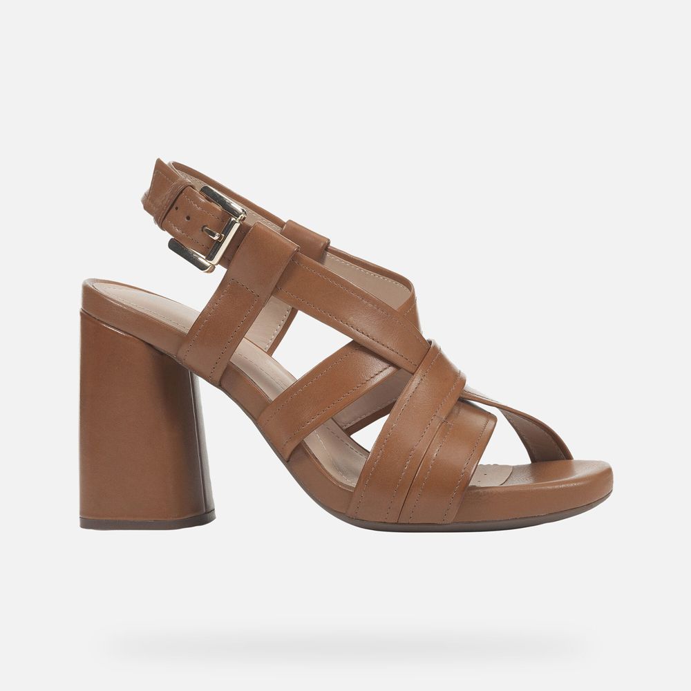 Sandales Geox Genziana - Marron - Femme 650918-WCD